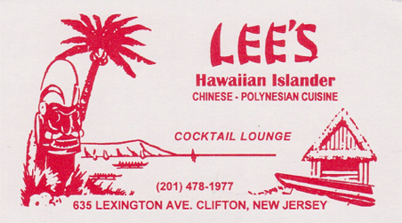 Lee's Hawaiian Islander - Business Card